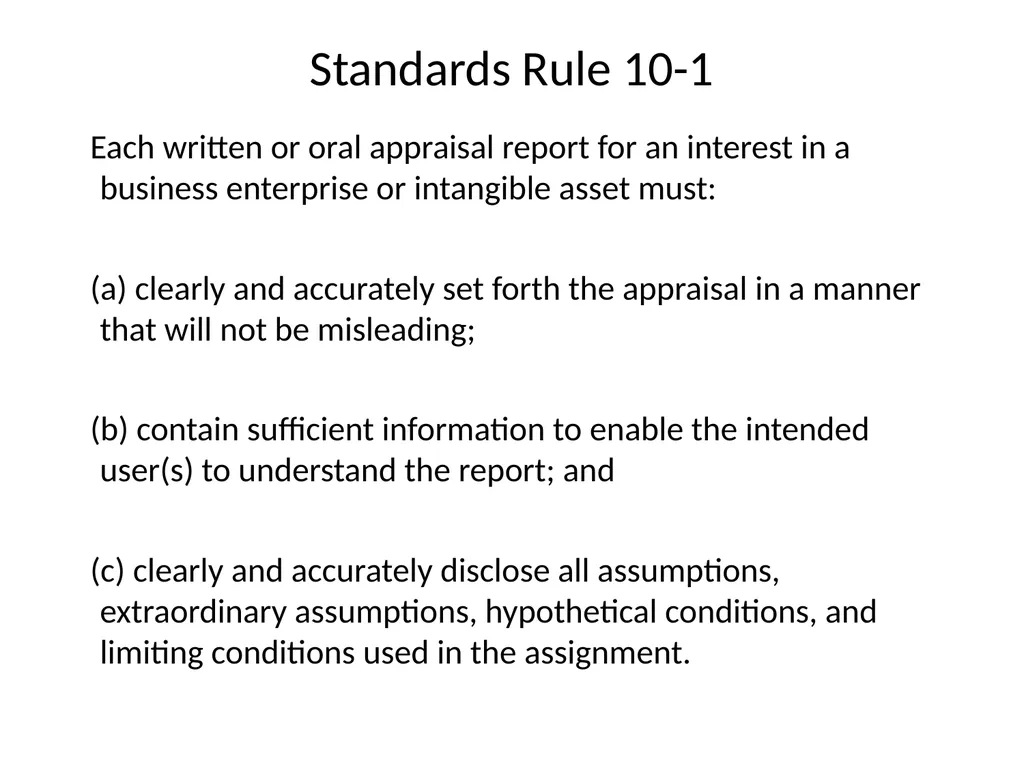 Reviewing a Business Valuation Riley J. - slide 50 of 61