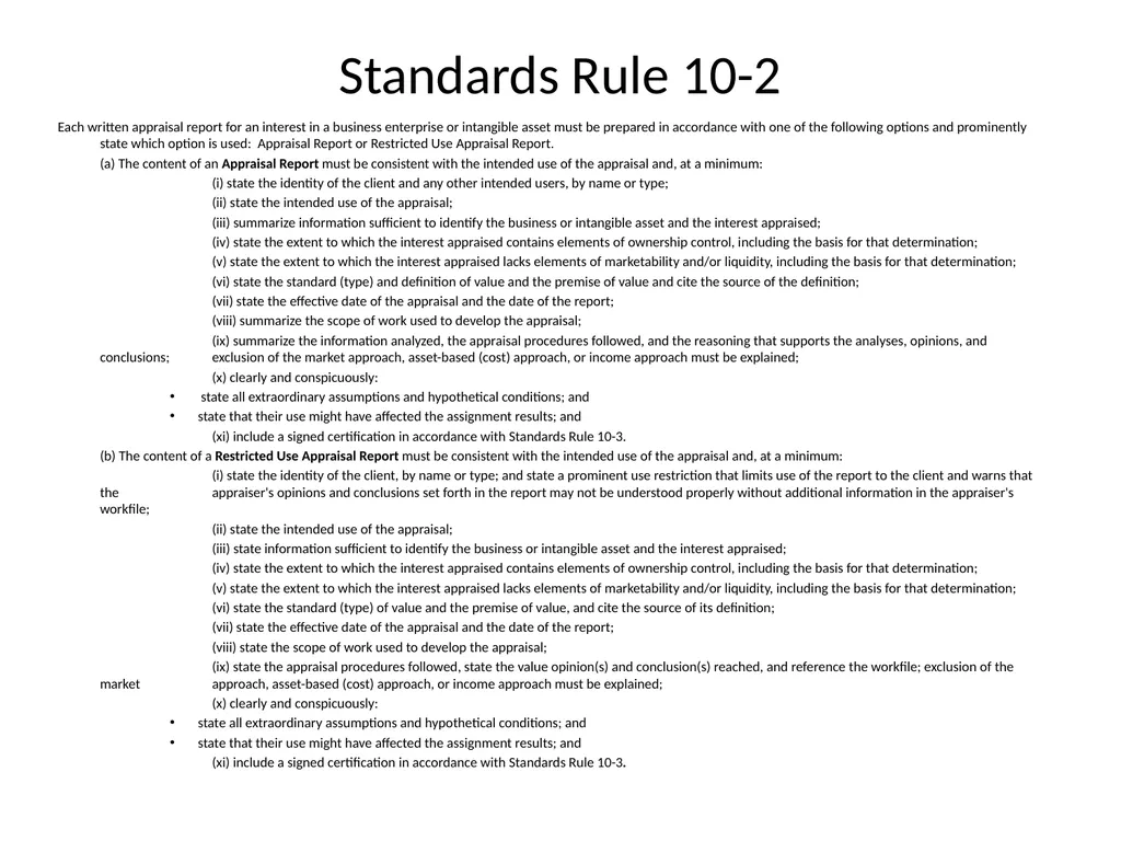 Reviewing a Business Valuation Riley J. - slide 51 of 61