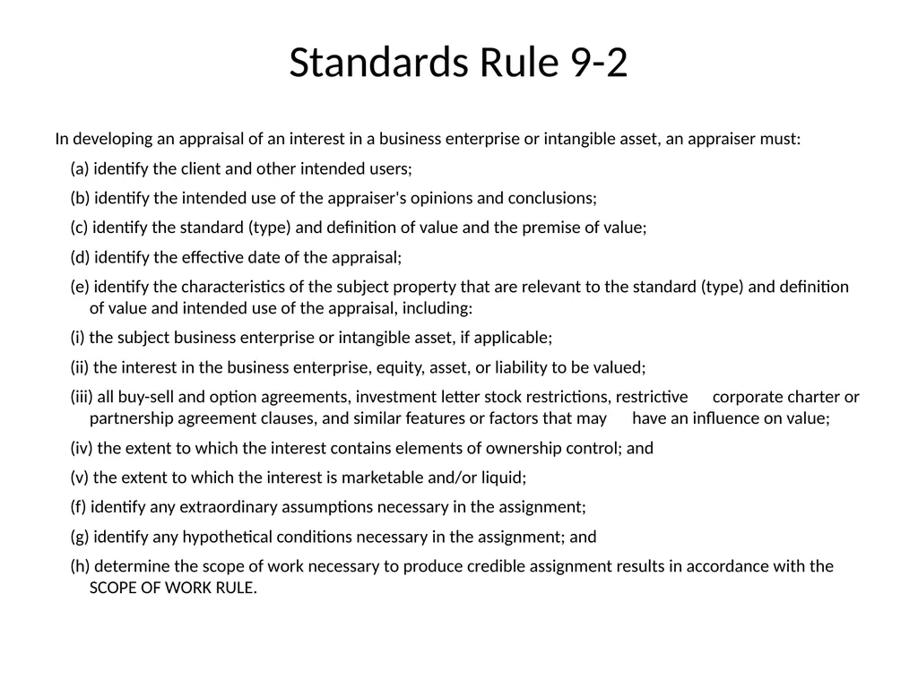 Reviewing a Business Valuation Riley J. - slide 45 of 61