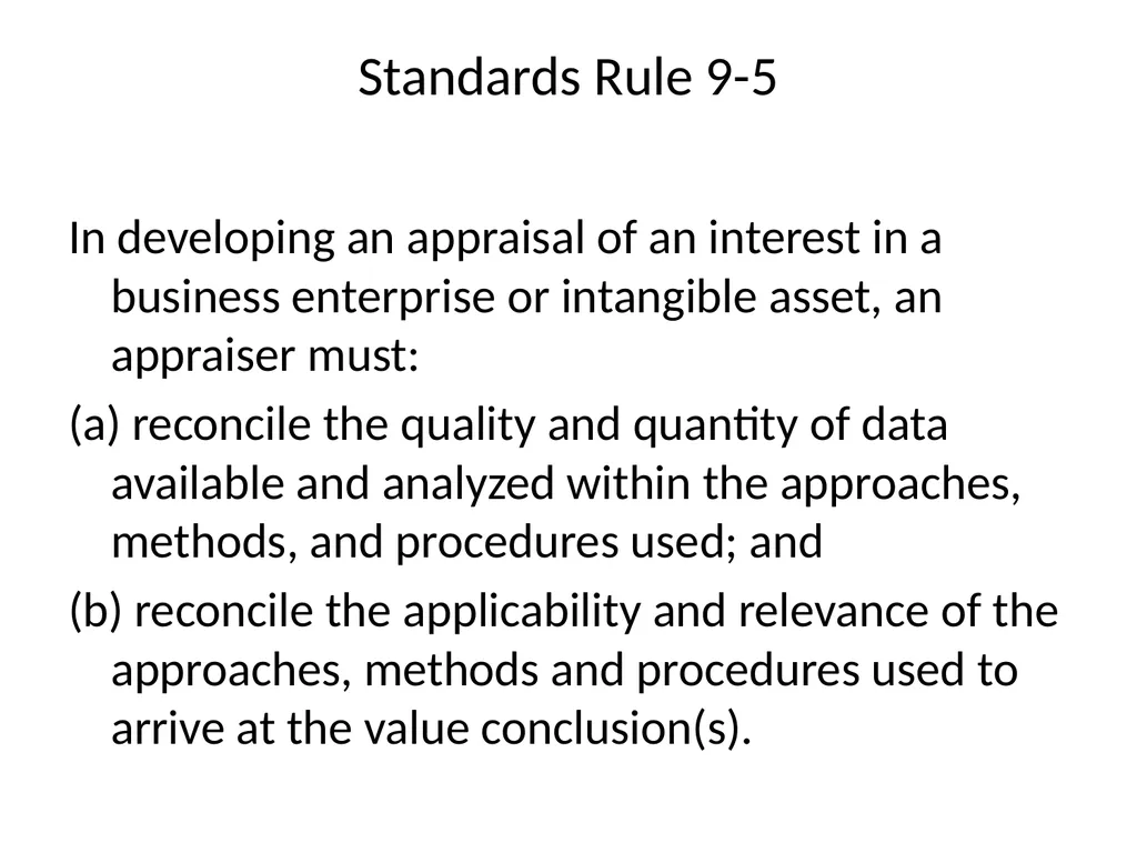 Reviewing a Business Valuation Riley J. - slide 48 of 61
