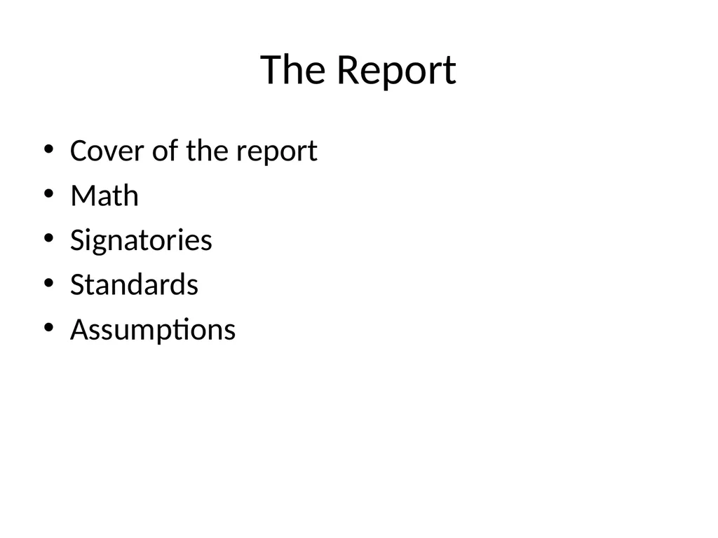 Reviewing a Business Valuation Riley J. - slide 2 of 61