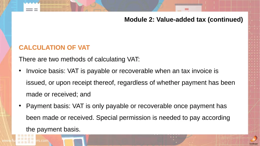Financial Accounting N6 www.futuremanagers.com - slide 10 of 40