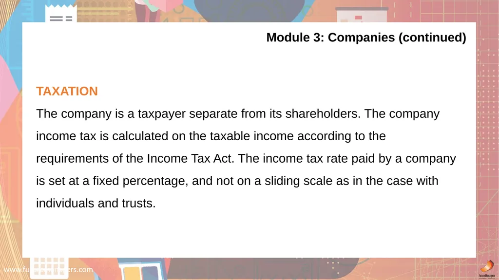 Financial Accounting N6 www.futuremanagers.com - slide 17 of 40