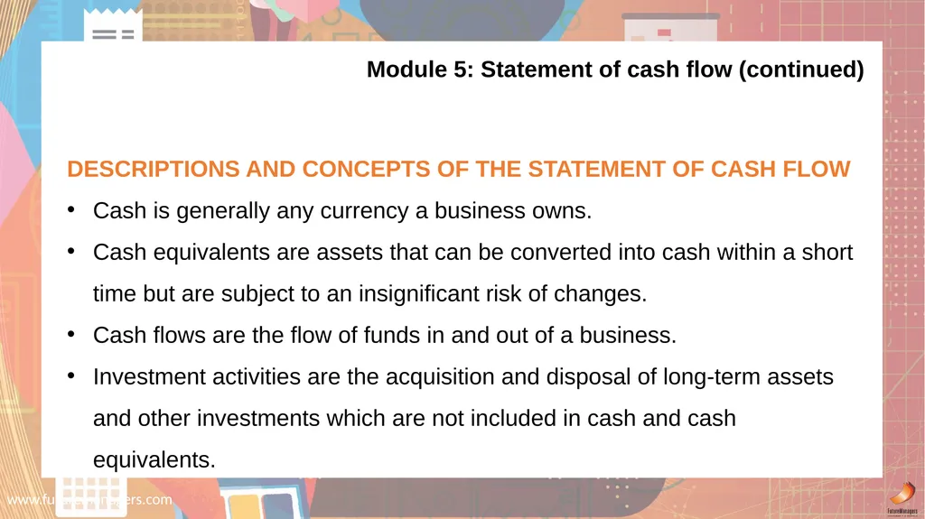 Financial Accounting N6 www.futuremanagers.com - slide 29 of 40