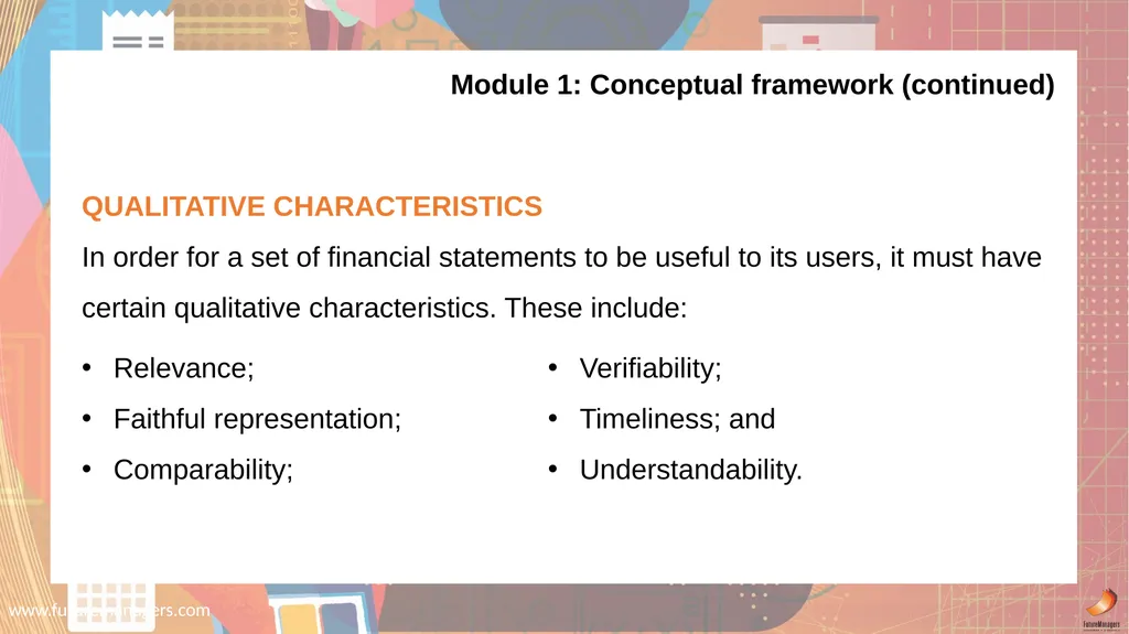 Financial Accounting N6 www.futuremanagers.com - slide 3 of 40