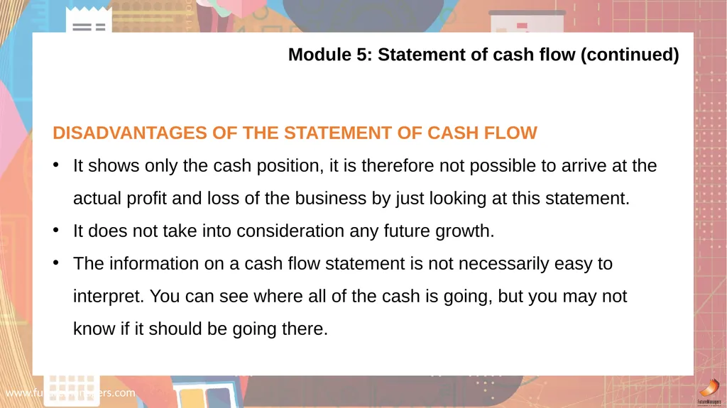 Financial Accounting N6 www.futuremanagers.com - slide 31 of 40