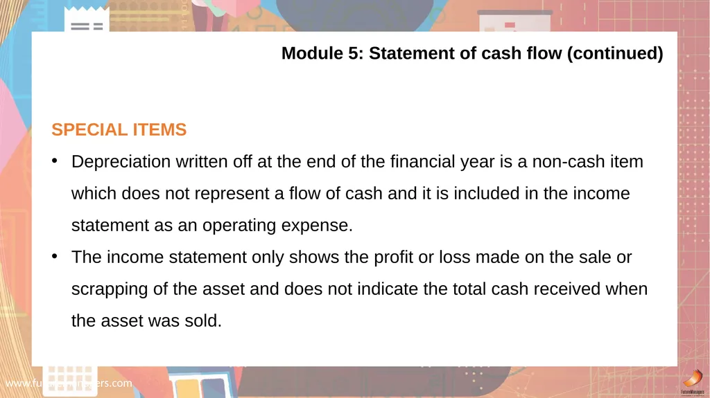 Financial Accounting N6 www.futuremanagers.com - slide 35 of 40