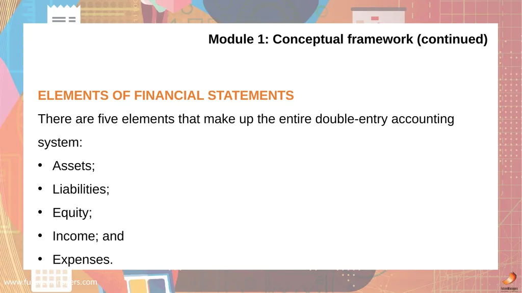 Financial Accounting N6 www.futuremanagers.com - slide 5 of 40