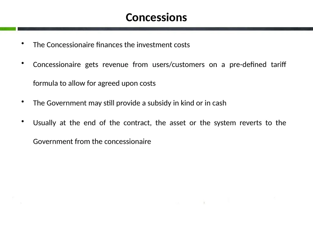 Project Development under Public Private - slide 16 of 25