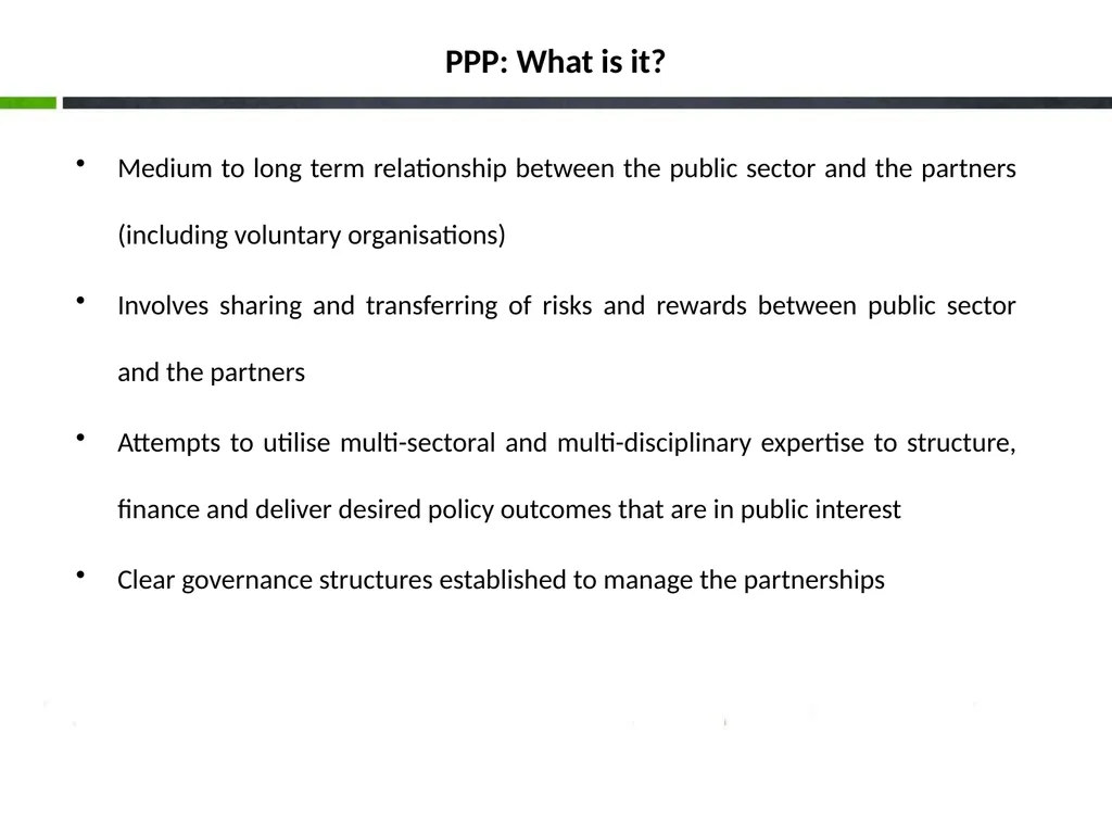 Project Development under Public Private - slide 3 of 25