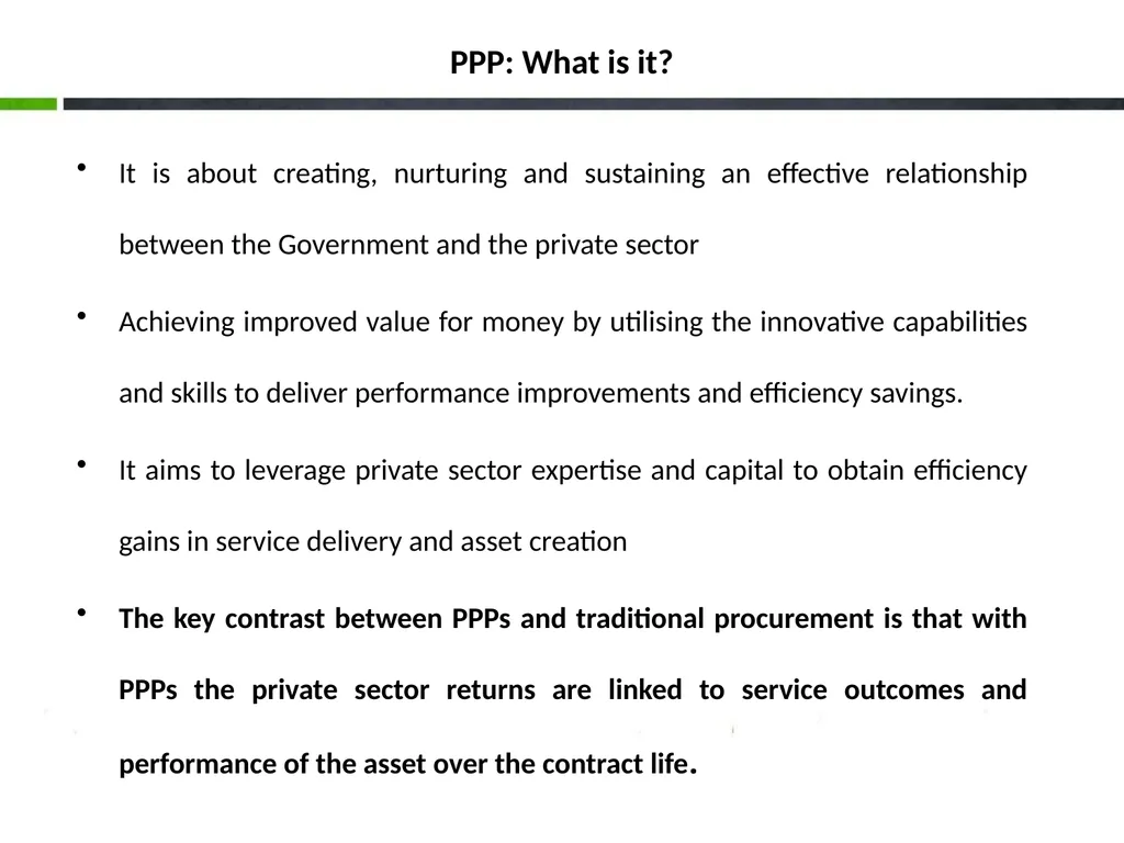 Project Development under Public Private - slide 4 of 25