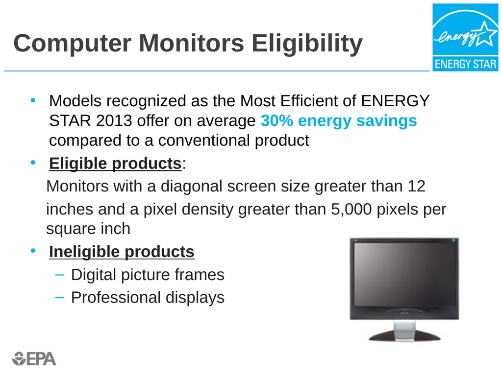 ENERGY STAR® Most Efficient Consumer Electronics - slide 7 of 10