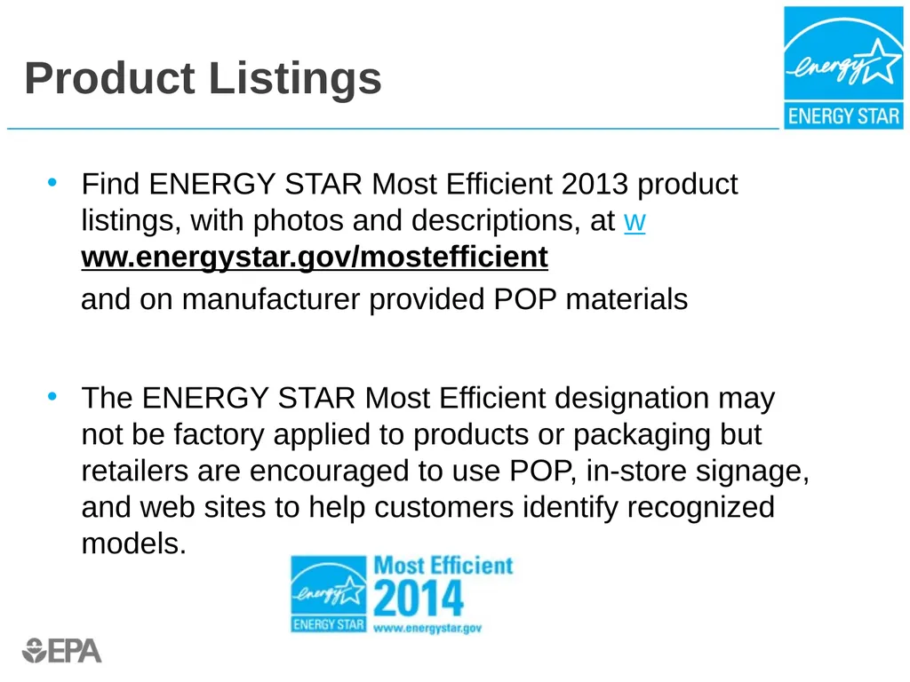 ENERGY STAR® Most Efficient Consumer Electronics - slide 8 of 10
