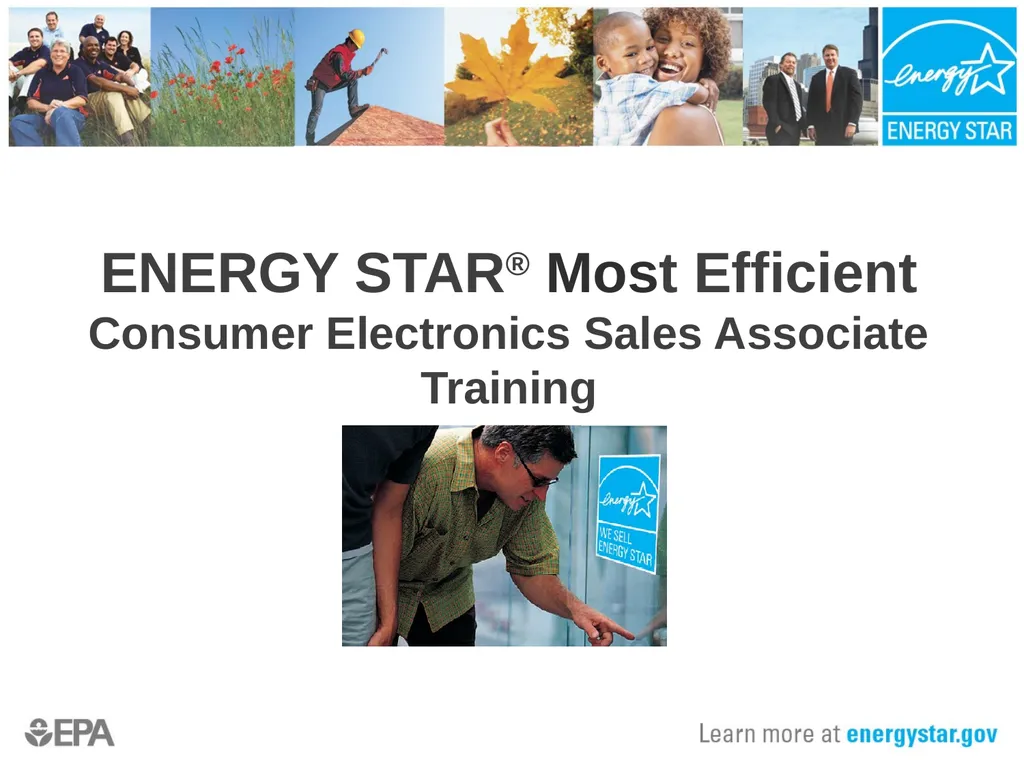 ENERGY STAR® Most Efficient Consumer Electronics