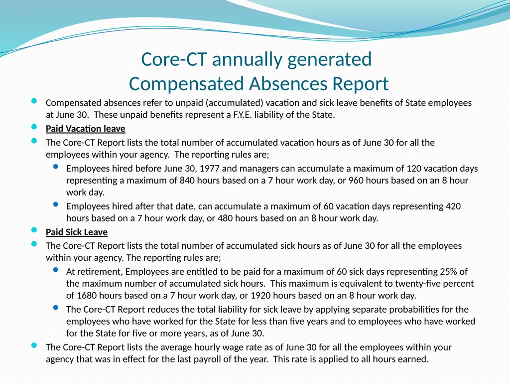 GAAP Training How to prepare the GAAP forms - slide 91 of 111