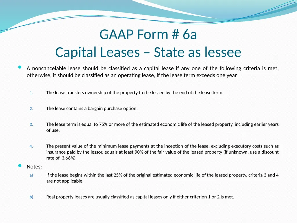 GAAP Training How to prepare the GAAP forms - slide 83 of 111