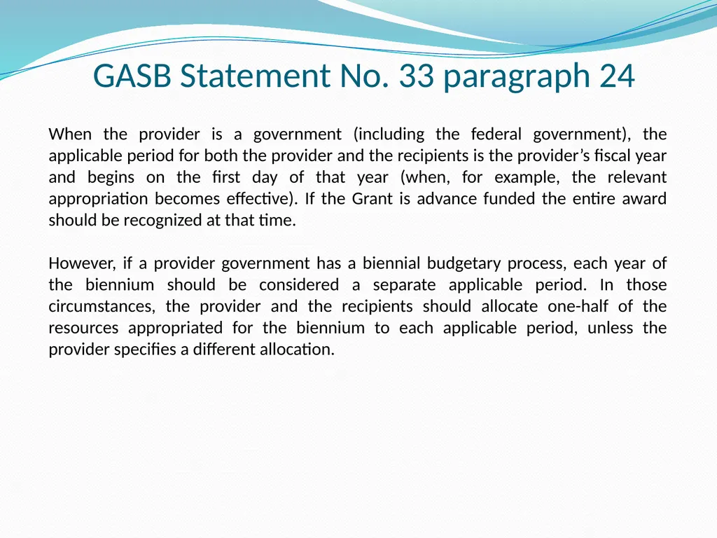 GAAP Training How to prepare the GAAP forms - slide 32 of 111