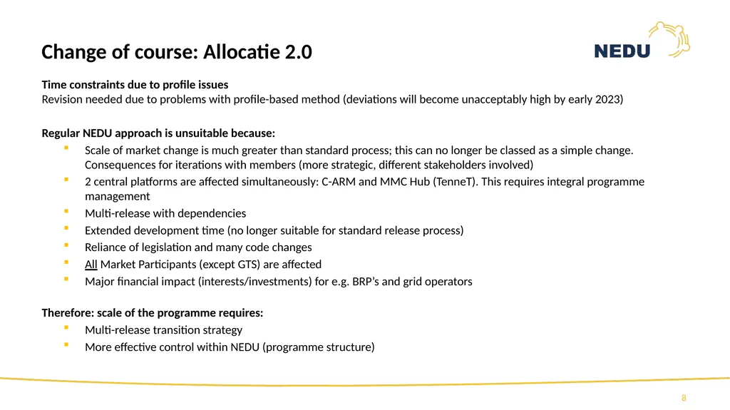 1st Information session TR2021 Programme Allocatie - slide 8 of 83
