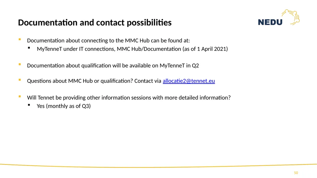 1st Information session TR2021 Programme Allocatie - slide 50 of 83