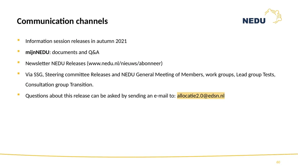 1st Information session TR2021 Programme Allocatie - slide 60 of 83
