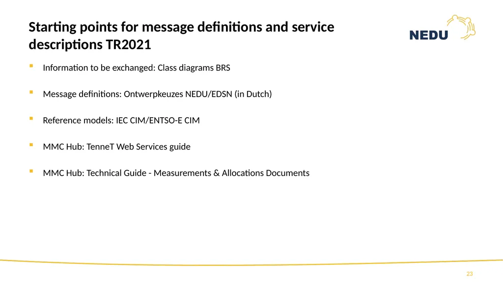 1st Information session TR2021 Programme Allocatie - slide 23 of 83