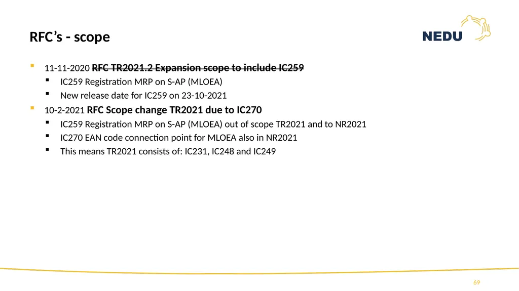1st Information session TR2021 Programme Allocatie - slide 69 of 83