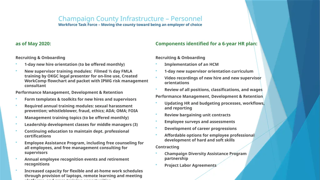 Annual Report to the County Board from the County - slide 11 of 19