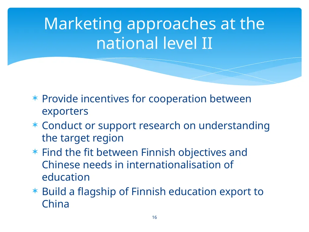 Marketing and branding for Finnish education - slide 16 of 28