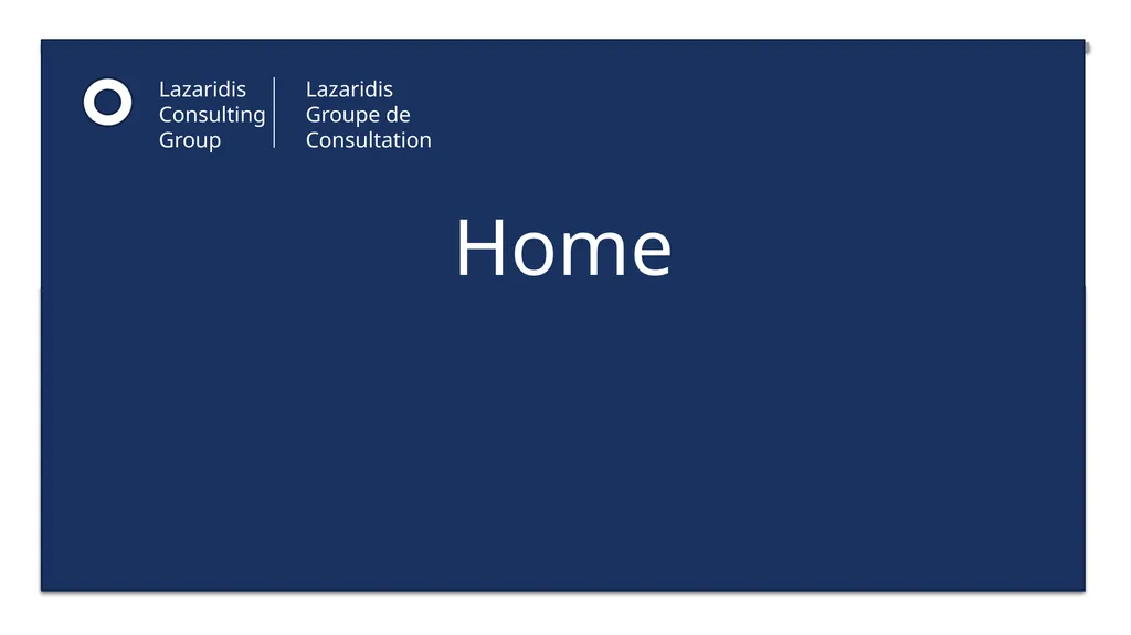 Lazaridis Consulting Group Lazaridis Groupe de - slide 2 of 31