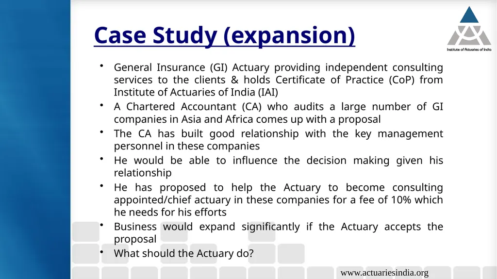 General Insurance Professional Guide: Ashok Kumar - slide 3 of 31