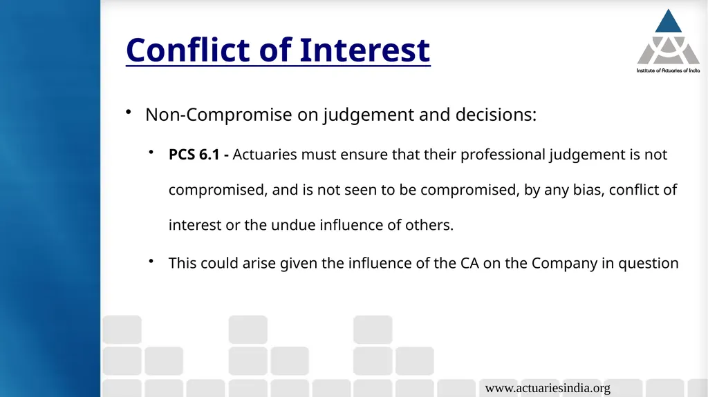 General Insurance Professional Guide: Ashok Kumar - slide 18 of 31