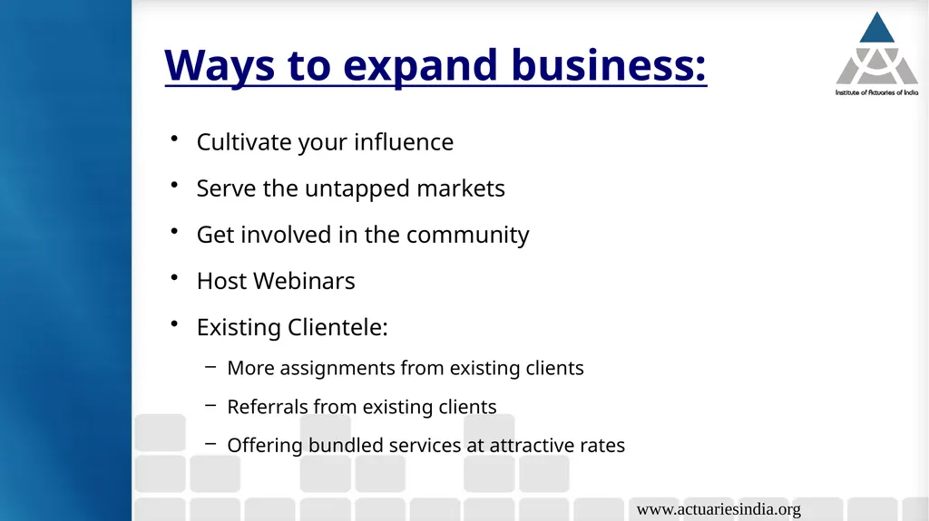 General Insurance Professional Guide: Ashok Kumar - slide 26 of 31