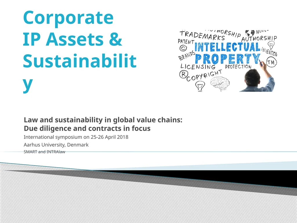Corporate IP Assets & Sustainability Law and