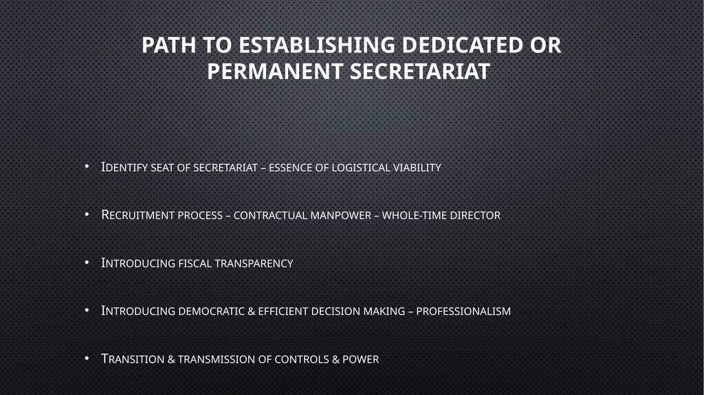 challenge of transitioning Association __________ - slide 14 of 23