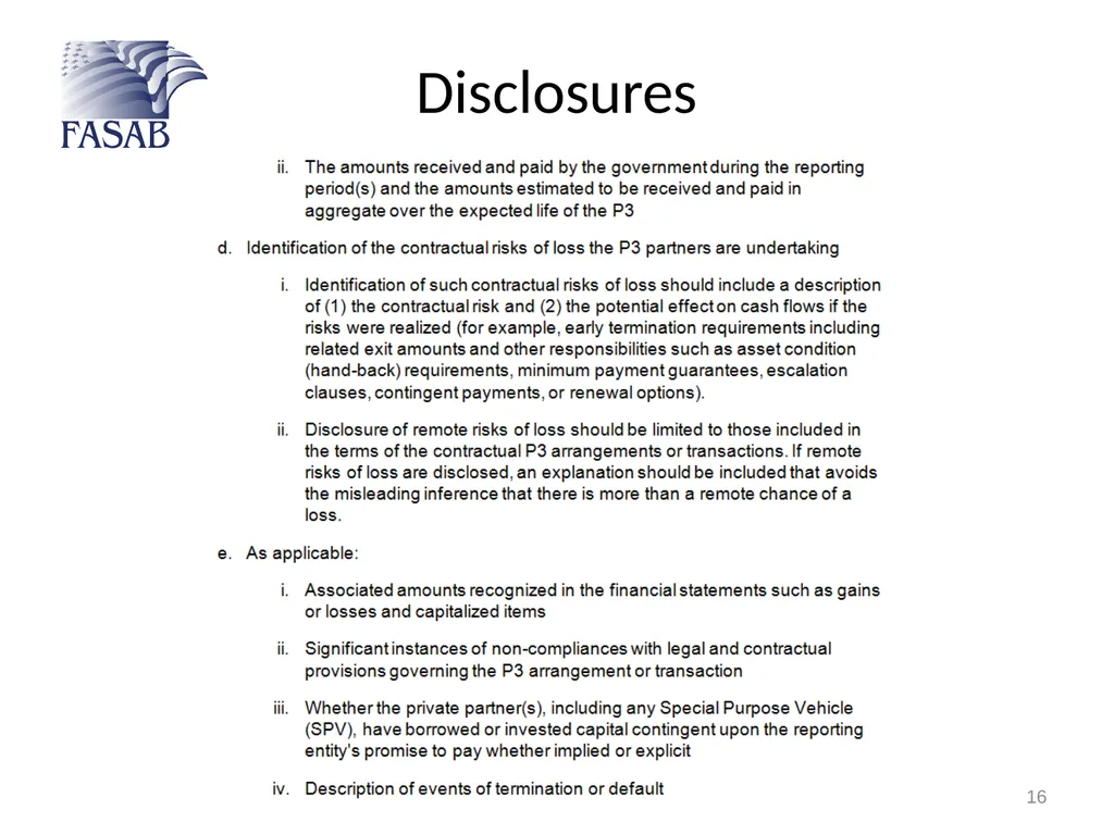 Federal Accounting Standards Advisory Board - slide 16 of 24