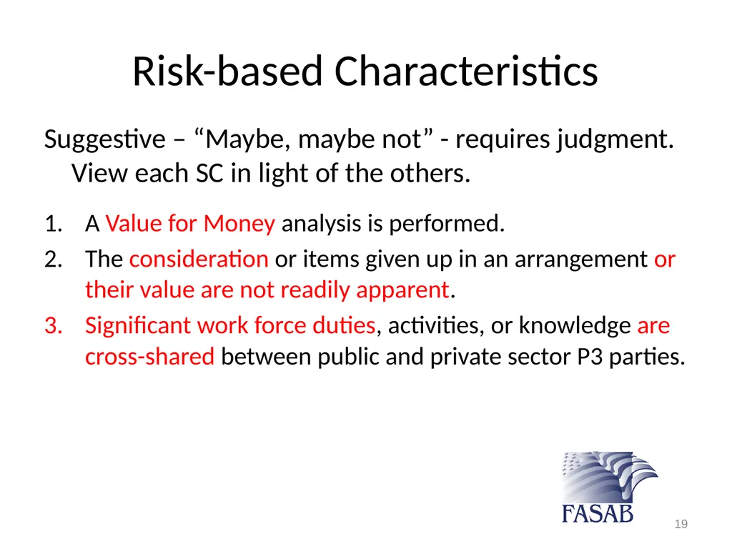 Federal Accounting Standards Advisory Board - slide 19 of 24