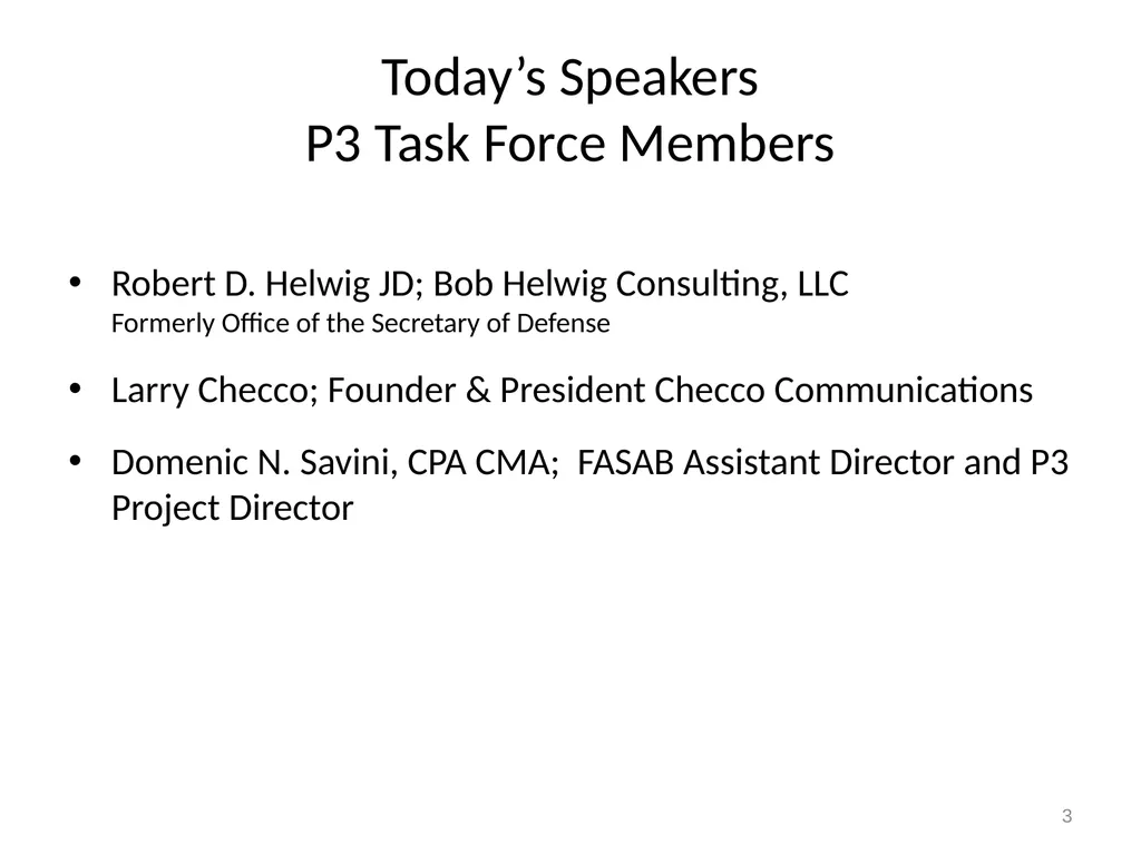 Federal Accounting Standards Advisory Board - slide 3 of 24