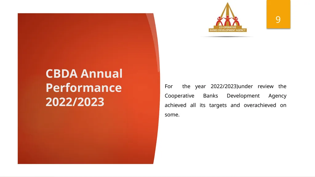 Select Committee on Finance Presentation - slide 9 of 34