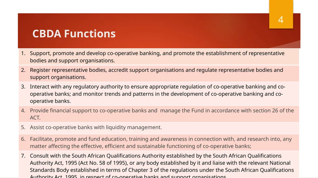 Select Committee on Finance Presentation - slide 4 of 34