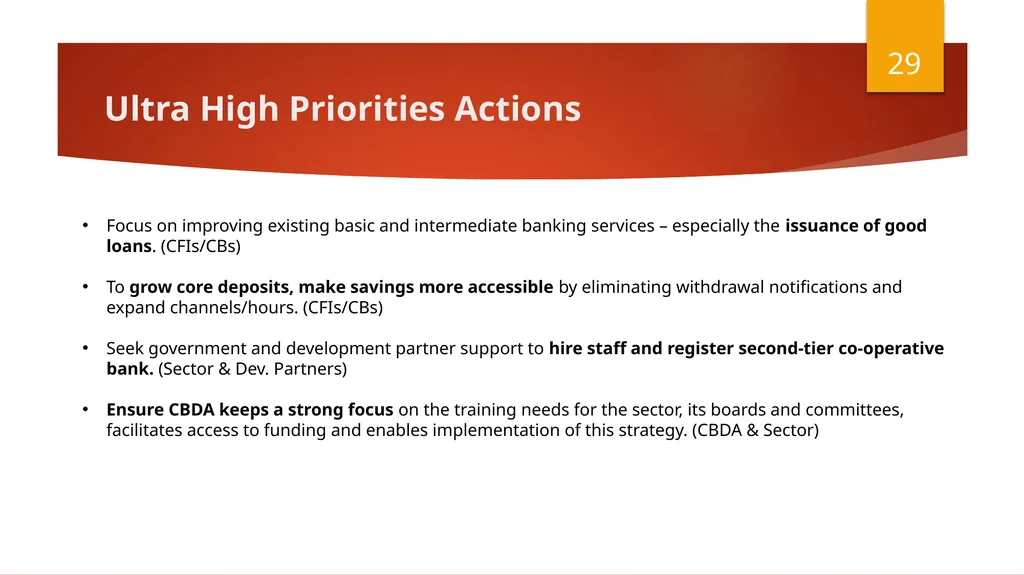 Select Committee on Finance Presentation - slide 29 of 34