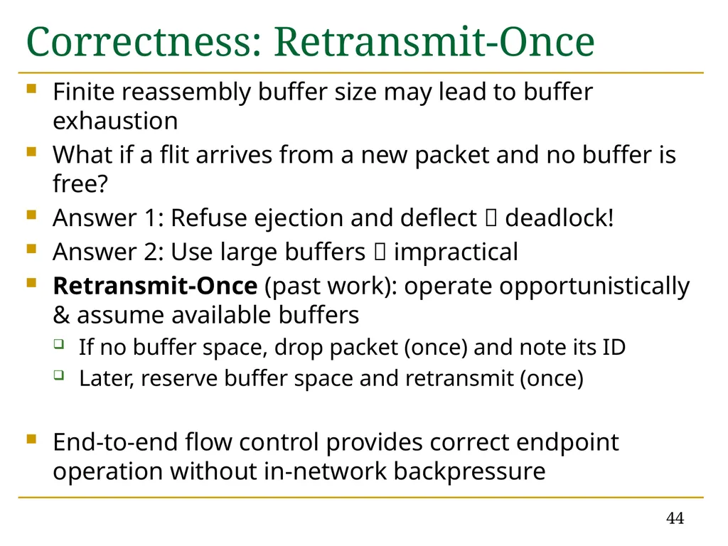 MinBD: Minimally-Buffered Deflection Routing for - slide 44 of 49