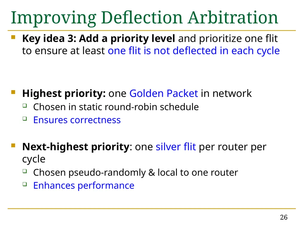 MinBD: Minimally-Buffered Deflection Routing for - slide 26 of 49