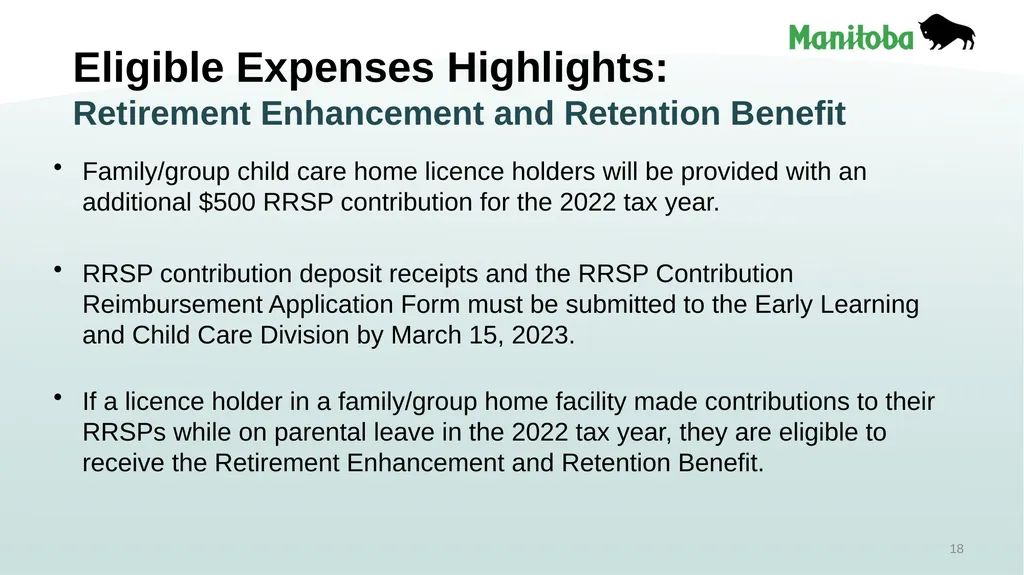 Early Learning and Child Care Quality Enhancement - slide 18 of 30