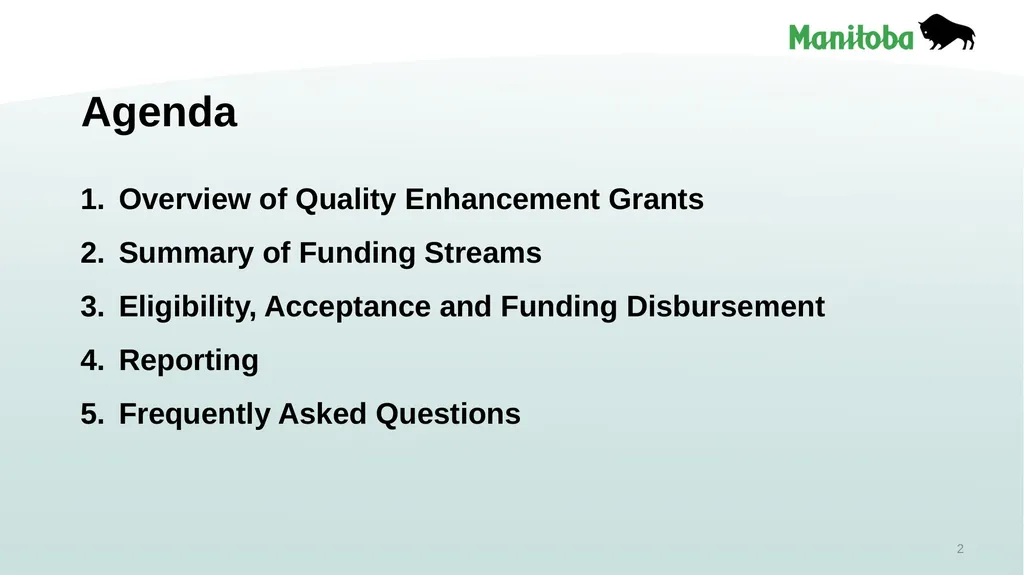 Early Learning and Child Care Quality Enhancement - slide 2 of 30