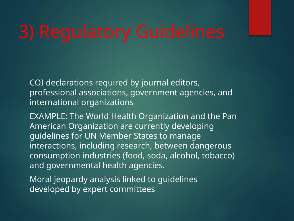 Guidelines for Minimizing the Effects of Conflicts - slide 26 of 30