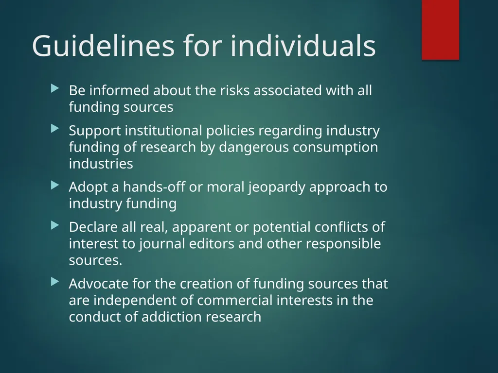 Guidelines for Minimizing the Effects of Conflicts - slide 28 of 30