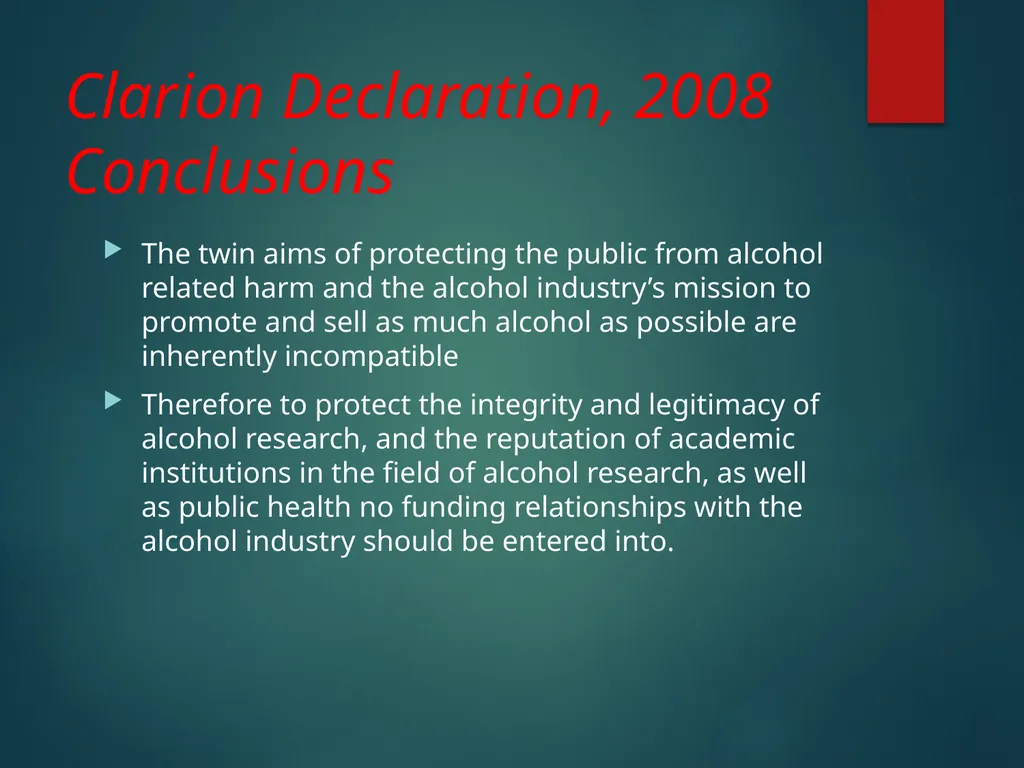 Guidelines for Minimizing the Effects of Conflicts - slide 24 of 30