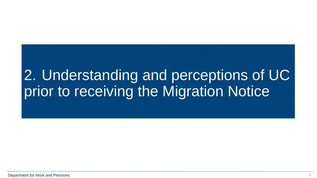 Move to Universal Credit Late Claimers (formerly - slide 7 of 40