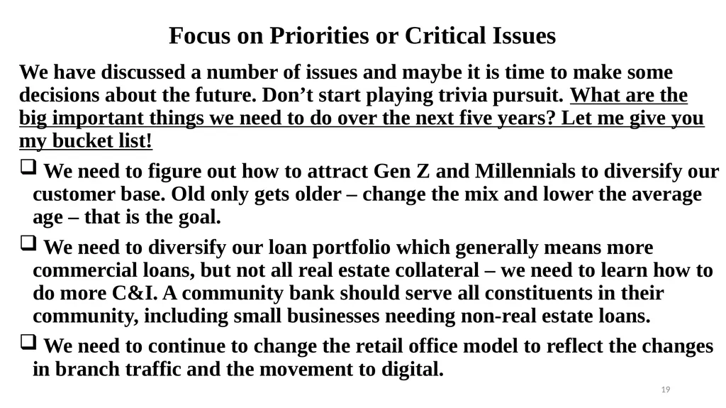 THINKING STRATEGICALLY: Strengths, Opportunities - slide 19 of 20