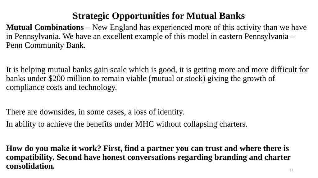 THINKING STRATEGICALLY: Strengths, Opportunities - slide 11 of 20